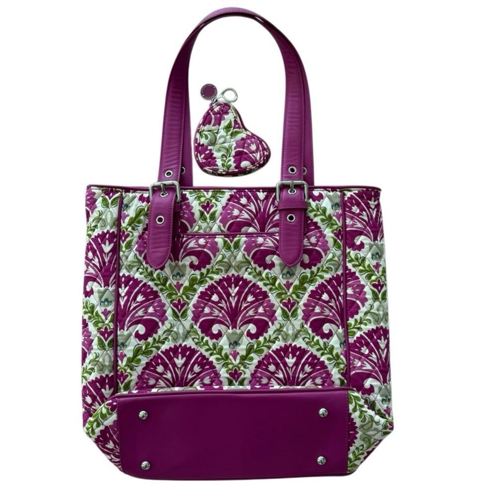 Julep Tulip Buckle TOTE & Julep Tulip Sweetheart COIN PURSE  Vera Bradley